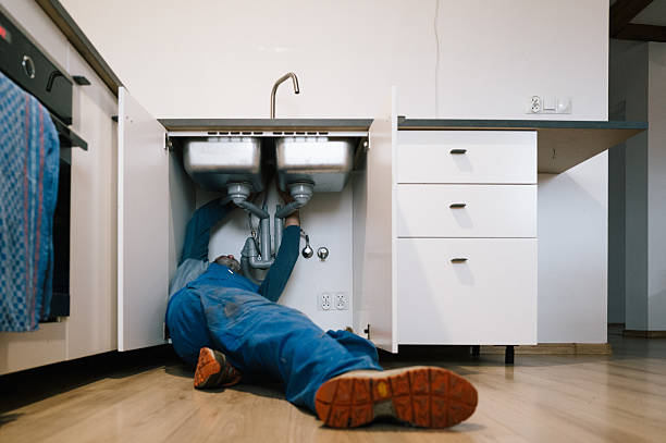 Professional Drain Cleaning technician working in West Chesterfield, MA